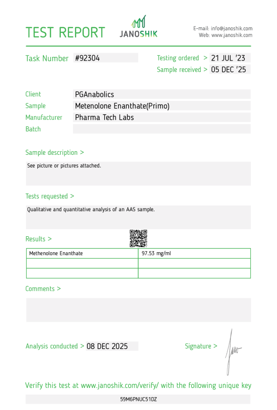 Pharma Tech Primobolan Report(7)